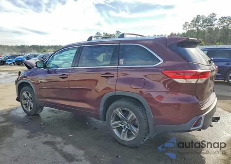 2019 Toyota Highlander Limited z USA, uszkodzony, nr VIN 5TDDZRFH2KS747804